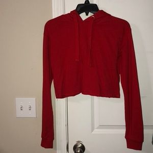 Crop top hoodie